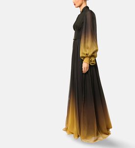 Zeena Zaki Dress Long, Black, Xl, Model View