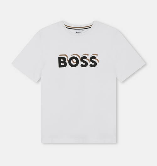 Boy Embossed-logo Cotton T-shirt