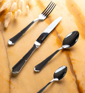 أدوات مائدة كلاسيكية ستانلس ستيل 24 قطعة