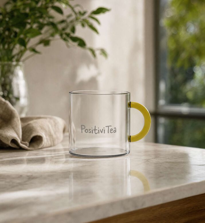 Wd Lifestyle Borosilicate Teacup 4-piece Set, Model View
