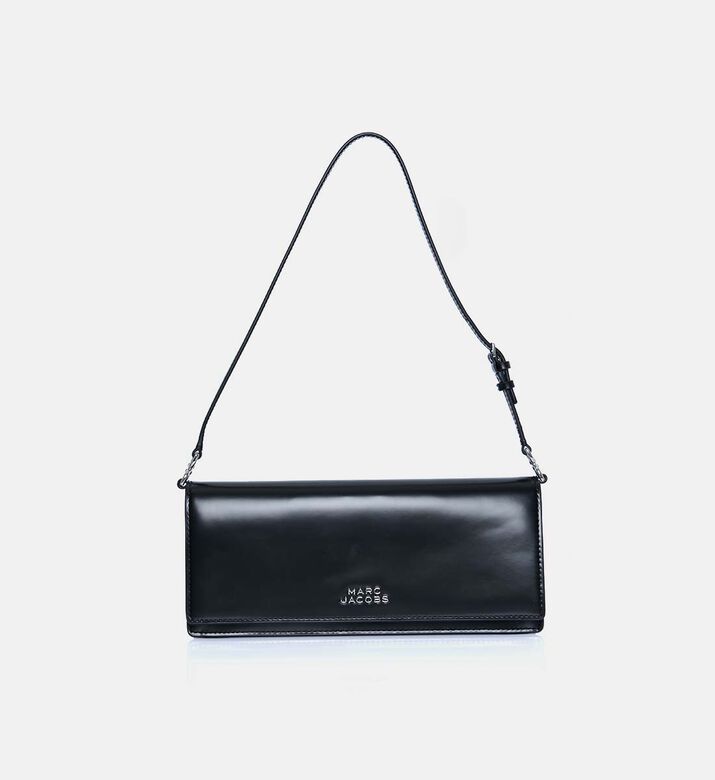 Marc Jacobs Cow Leather Flap Pocket Shoulder Bag, Black, Packshot View