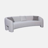3-seater Rounded Design Sofa