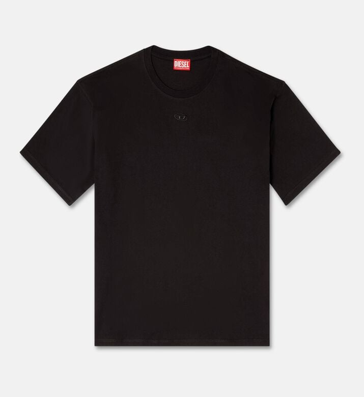 Diesel Rubberized Logo Cotton Crewneck T-shirt, Packshot View