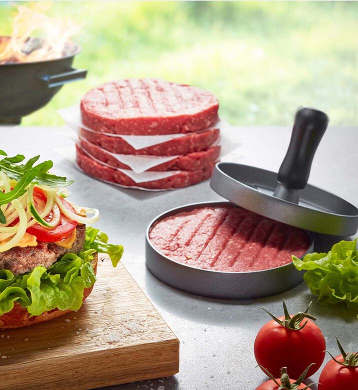 Bbq Burger Press Aluminum