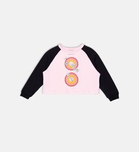 Two-tone Long-sleeve Sweatshirt