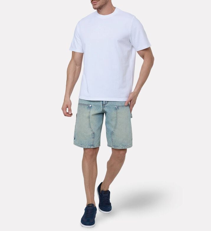 Arte Logo-print Heart Hands T-shirt, White, Xl, Model View