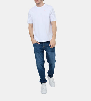 Cotton Embroidered D-logo T-shirt