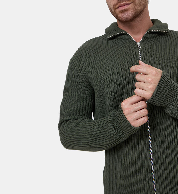 جاكيت قطن مضلع جاكيت قطن مضلع