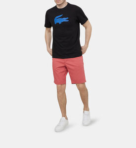 تيشيرت قطن بطبعة ثلاثية الأبعاد