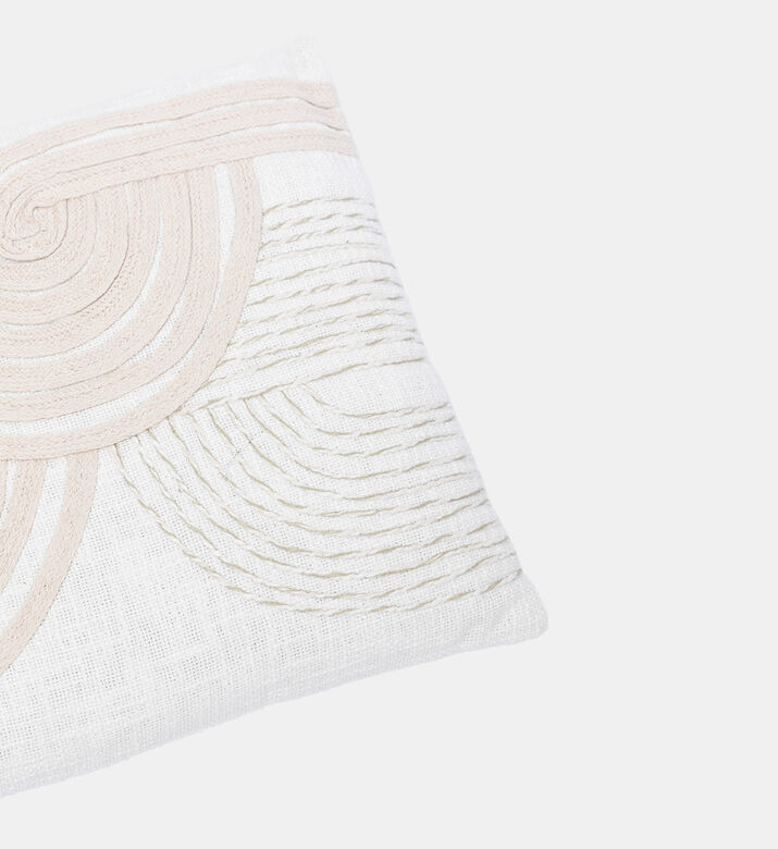 Dome Embroidered Print Pillow