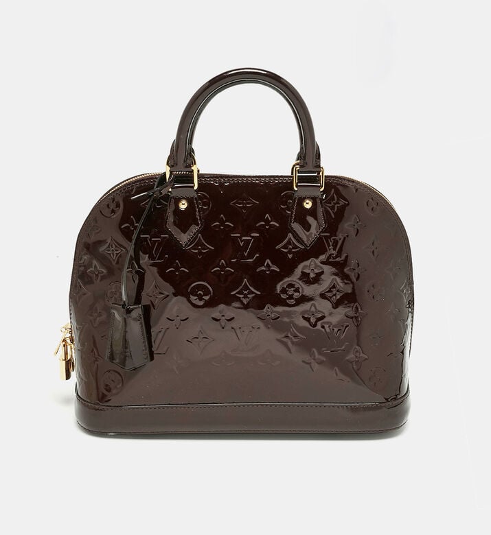 Louis Vuitton Preowned Louis Vuittonpatent Leather Double Rolled Top Handles Bag, Packshot View