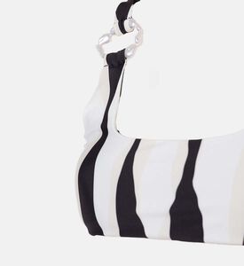 Palmacea Stripe-print Pearl Ring Top, Packshot View