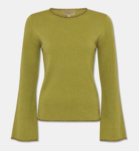 Momoni Trim Detail Wool Knit Top, Packshot View