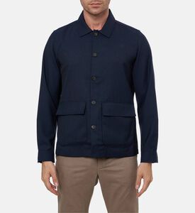 Hackett London Button Closure Long-sleeve Sweater, Model View