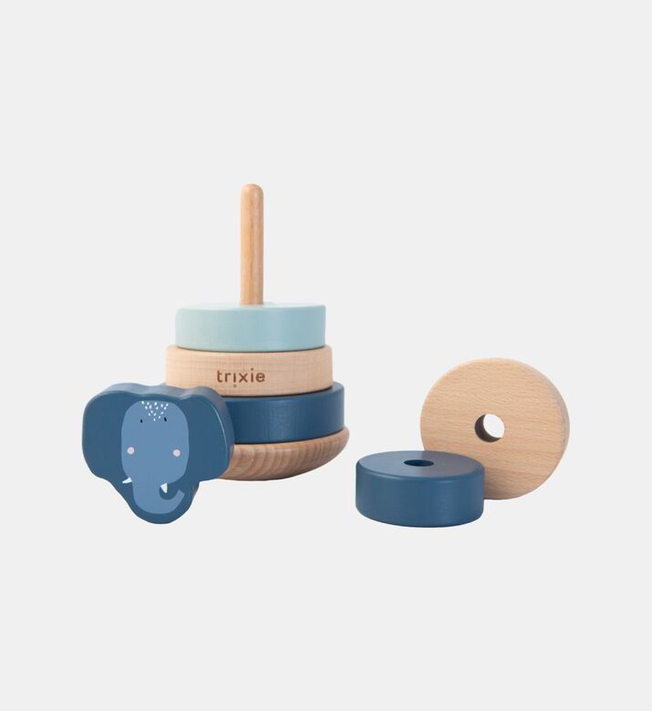 Mrs. Elephant Wooden Stacking Toy
