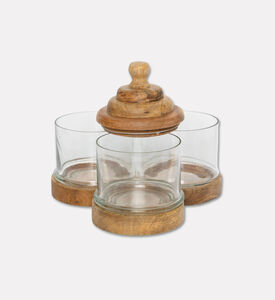 Home Deco and More Three Levels Stackable Jar, Packshot View