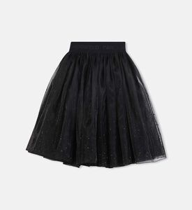 تنورة مزينة بأحجار الراين