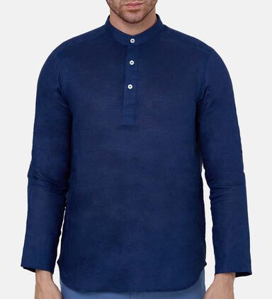 Cotton Regular-fit Button Placket T-shirt