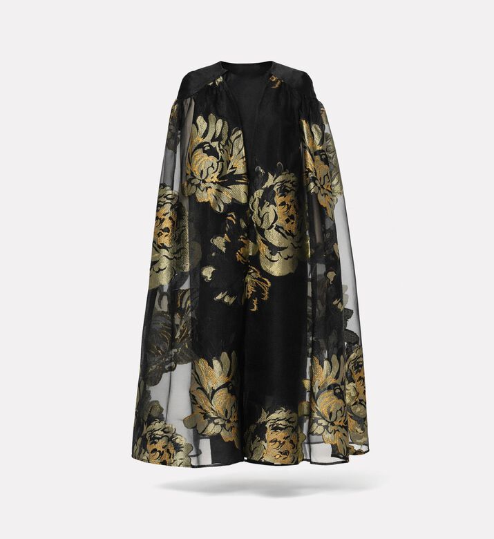 Poca and Poca Floral-print Cape Sleeve Regular-fit Jumpsuit, Packshot View