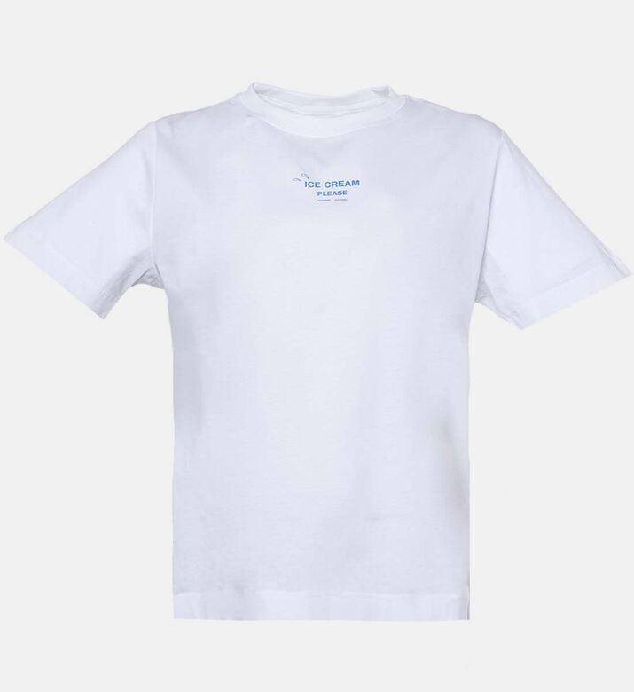 تيشيرت ساكامينو مطبوع بقصة عادية