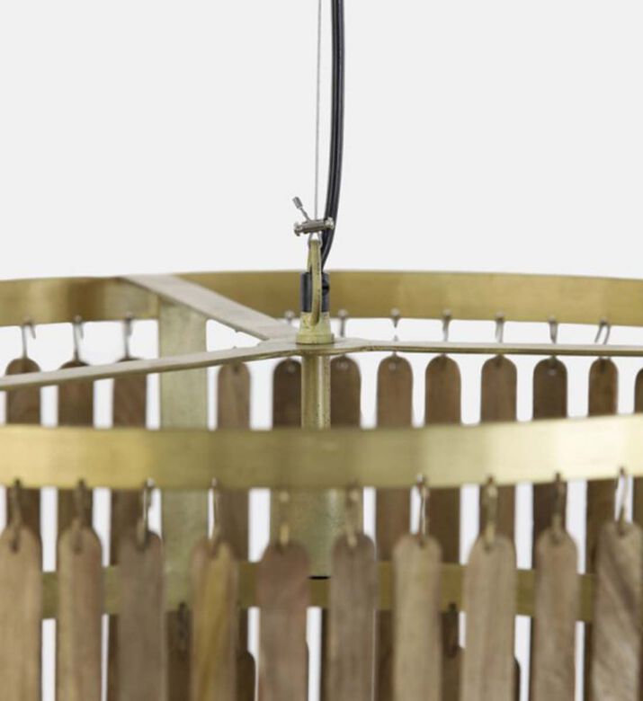 مصباح قلادة خشبي Gularo D45