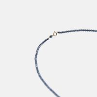 Spinel Gold-tone Round Pendant Necklace