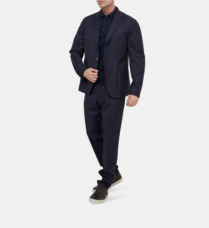 Single-breasted Lapel Collar Blazer