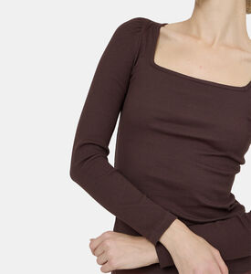 بلوزة أوبرا بأكمام طويلة