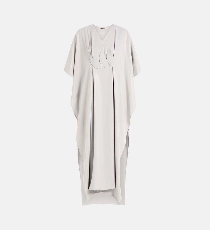 Sanaa Leaf-applique Kaftan Set