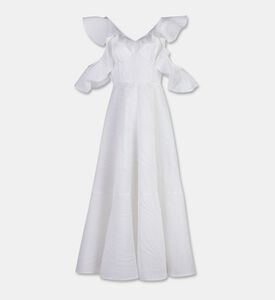 Poca and Poca Satin V-neck Midi Dress, Packshot View