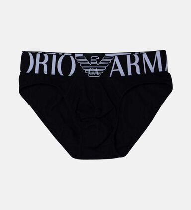 Cotton Logo Print Briefs