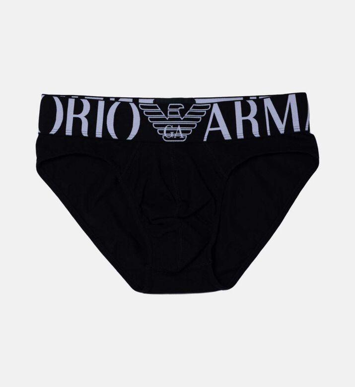 Cotton Logo Print Briefs