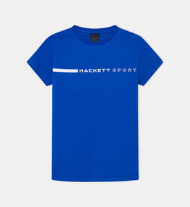 تيشيرت بأكمام قصيرة بطبعة شعار