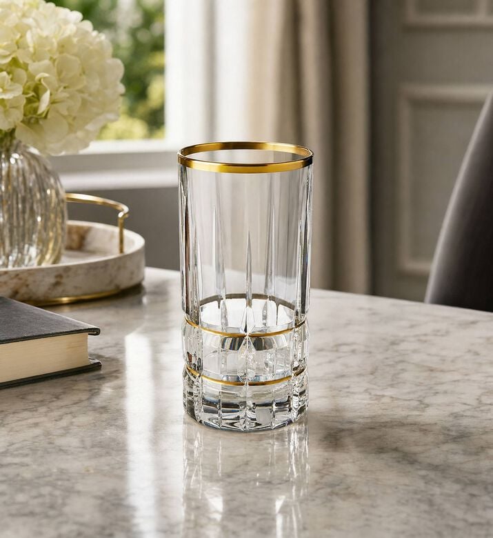 Cristal de Paris Jose Crystal Highballs 6-piece Set, Model View