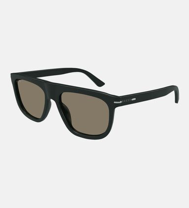 Classic Dark Square Frame Sunglasses 56