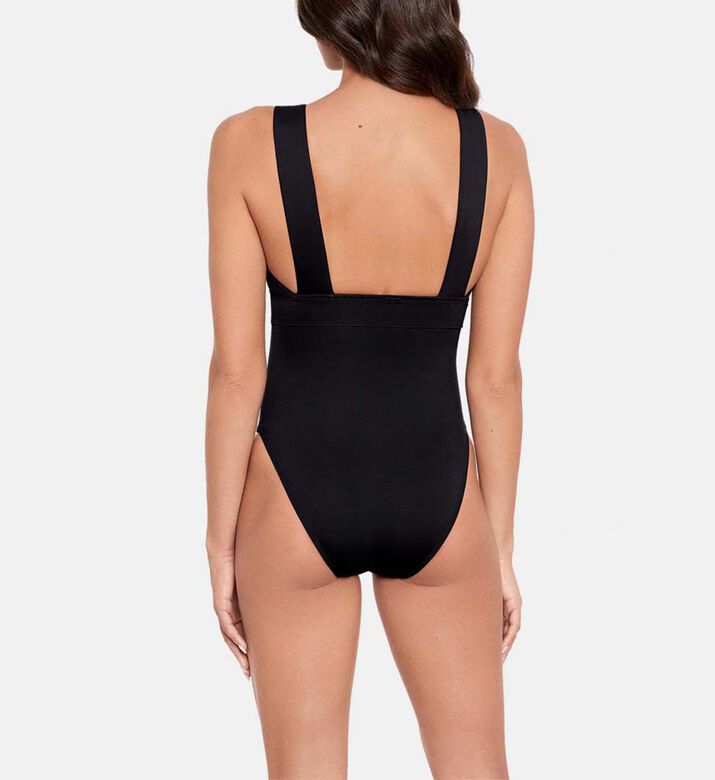 Modern V-neck One-piece Swimsuit