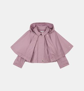 Hooded Long-sleeve Cropped Jacket