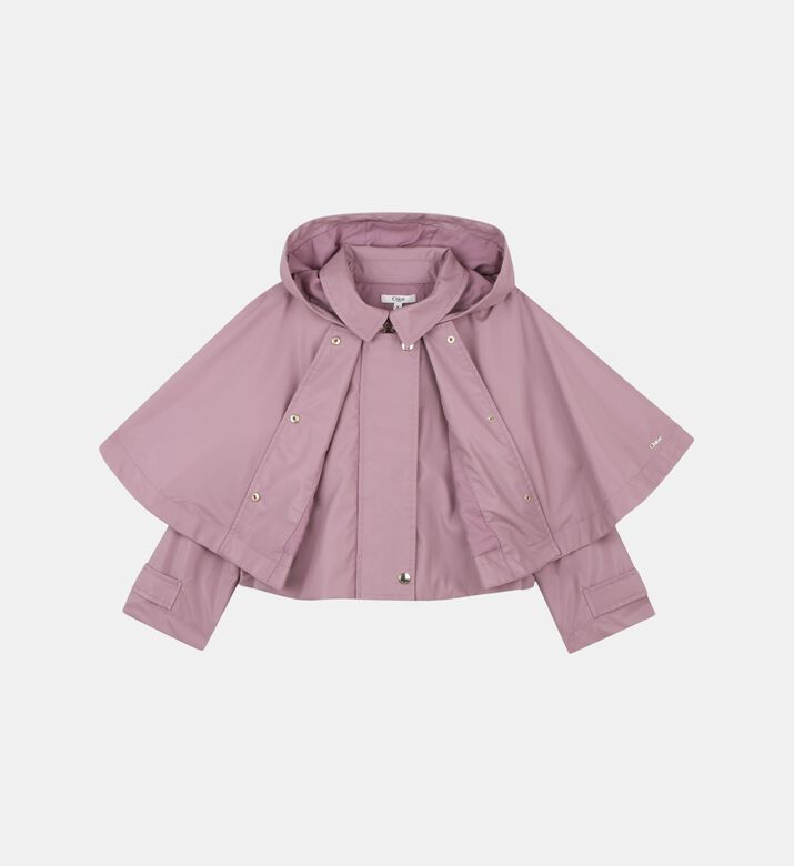 جاكيت قصير بأكمام طويلة وغطاء رأس جاكيت قصير بأكمام طويلة وغطاء رأس