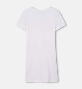 Embroidered Floral Cotton Interlock Dress Embroidered Floral Cotton Interlock Dress