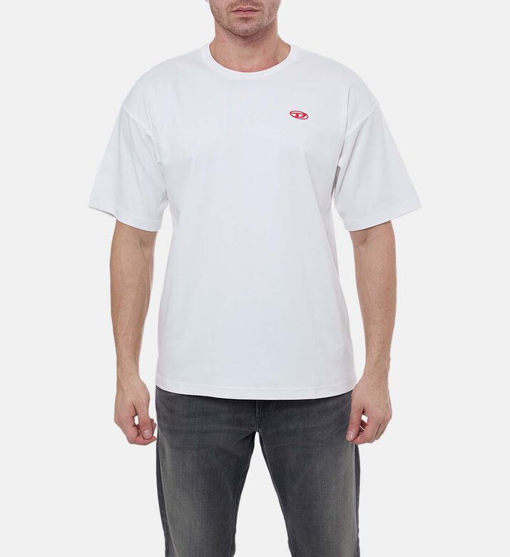 Embroidered Logo Crewneck T-shirt