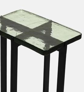 Home Deco and More Delta Glass Side Table 2-piece Set, Packshot View