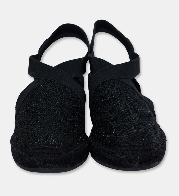 Toni Pons Triton-7bk Shimmery Cotton Blend High-wedge Espadrille, Packshot View
