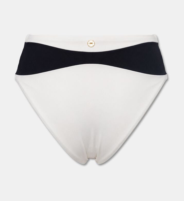 Palmacea Contrast Trim High-rise Bikini Bottoms, Packshot View