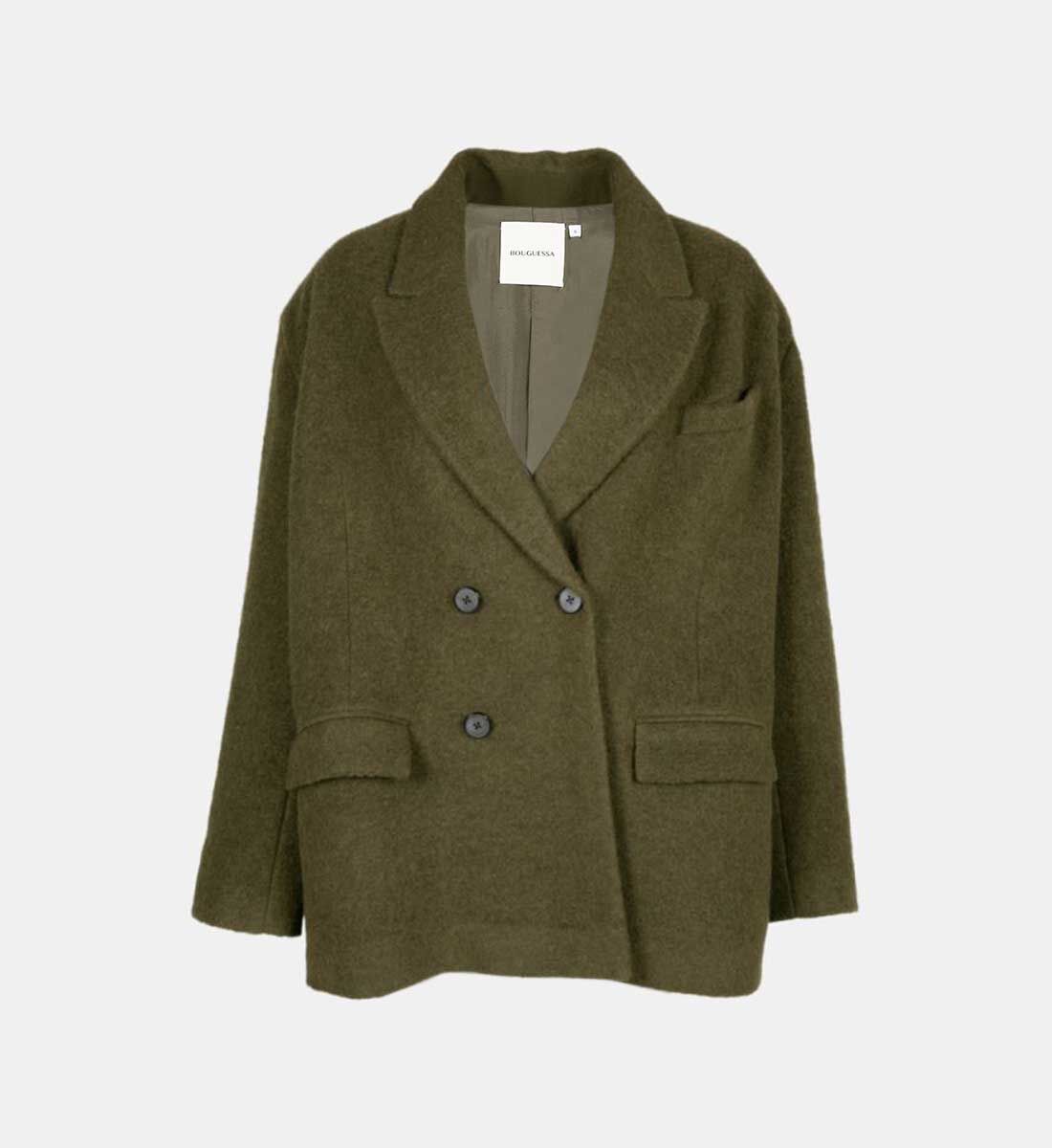 Oversized wool deals coat