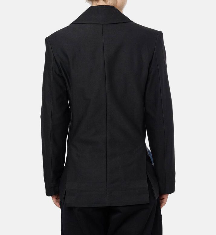 Martan Siebe Asymmetrical Blazer, Model View