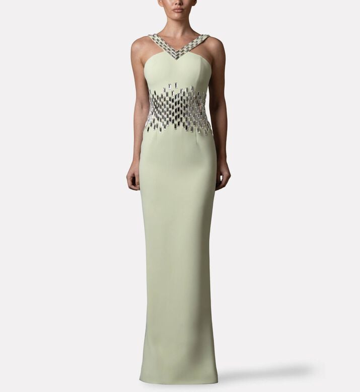Jean Louis Sabaji Dress Crepe, Model View