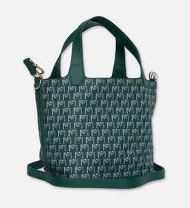 Maya.M Soft Monogram Mini Bucket Tote Bag, Khaki, Packshot View