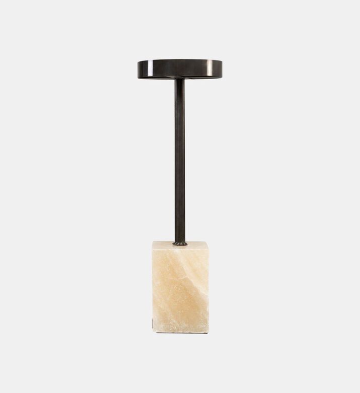 Versmissen Onyx Stainless Steel Side Table, Packshot View