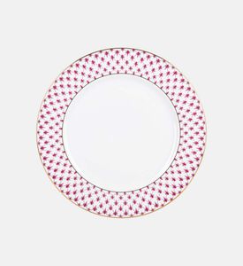 طبق عشاء دائري من البورسلين الأوروبي