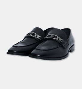 Roberto Cavalli Penny Slip-on Leather Loafers, Black, Eu-42, Packshot View